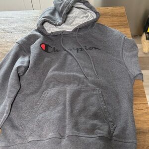 Champion Men's Charcoal Hoodie